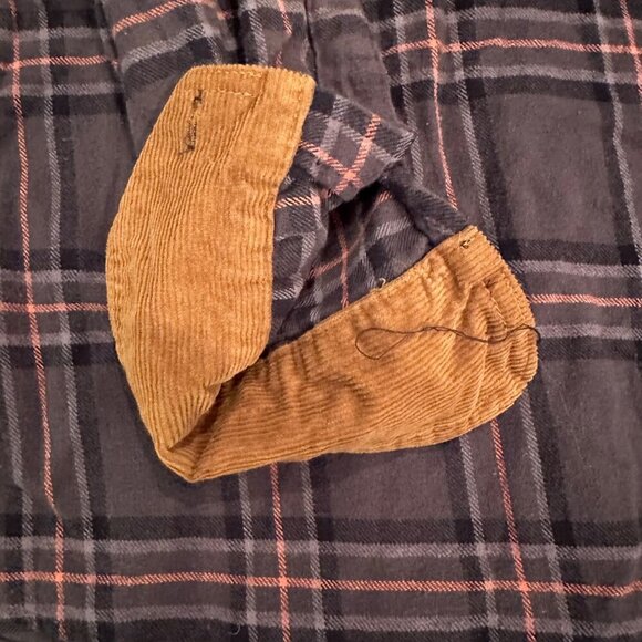 GIOBERTI MENS XXL LONG SLEEVE FLANNEL BUTTON UP SHIRT PLAID - Picture 9 of 9